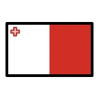 Malta Flag emoji on OpenMoji