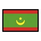 Emoji Bandera de Mauritania en OpenMoji