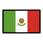 Emoji Bandera de México en OpenMoji