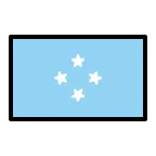Emoji Bandera de Micronesia en OpenMoji