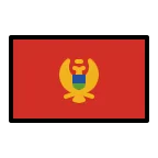 Emoji Bandera de Montenegro en OpenMoji