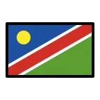 Emoji Bandera de Namibia en OpenMoji