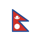 Emoji Bandera de Nepal en OpenMoji