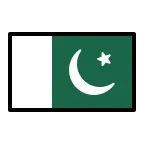 Emoji Bandera de Pakistán en OpenMoji