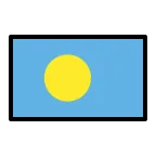 Emoji Bandera de Palaos en OpenMoji