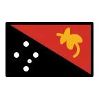 Emoji Bandera de Papúa Nueva Guinea en OpenMoji