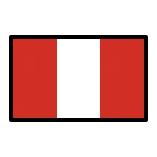 Emoji Bandera de Perú en OpenMoji