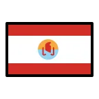 Emoji Bandera de Polinesia Francesa en OpenMoji