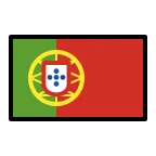 Emoji Bandera de Portugal en OpenMoji