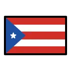 Emoji Bandera de Puerto Rico en OpenMoji