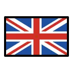 Emoji Bandera de Reino Unido en OpenMoji