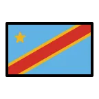 Congo - Kinshasa Flag emoji on OpenMoji