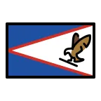 Emoji Bandera de Samoa Americana en OpenMoji