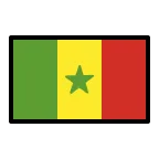 Emoji Bandera de Senegal en OpenMoji