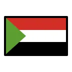 Emoji Bandera de Sudán en OpenMoji