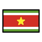 Emoji Bandera de Surinam en OpenMoji