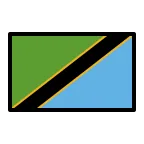 Emoji Bandera de Tanzania en OpenMoji