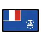Emoji Bandera de Territorios Australes Franceses en OpenMoji