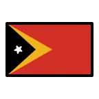 Emoji Bandera de Timor-Leste en OpenMoji
