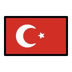 Emoji Bandera de Turquía en OpenMoji