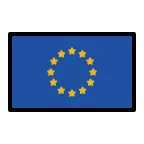 Emoji Bandera de Unión Europea en OpenMoji