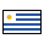 Uruguay Flag emoji on OpenMoji