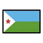 Emoji Bandera de Yibuti en OpenMoji