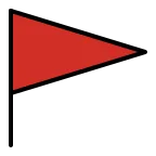 Triangular Flag emoji on OpenMoji