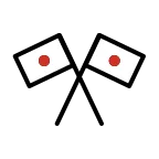 Crossed Flags emoji on OpenMoji