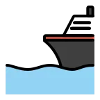 Ship emoji on OpenMoji