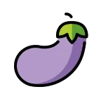 Emoji Berenjena en OpenMoji