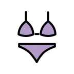 Bikini emoji on OpenMoji