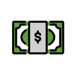 Cash (Dollar Bill) emoji on OpenMoji