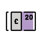 Pound Banknote emoji on OpenMoji