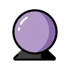 Crystal Ball emoji on OpenMoji