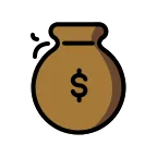 Emoji Bolsa de dinero en OpenMoji