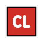CL Button emoji on OpenMoji