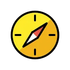 Compass emoji on OpenMoji