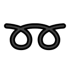 Emoji Bucle doble en OpenMoji