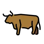 Ox emoji on OpenMoji
