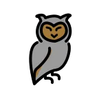 Emoji Búho en OpenMoji