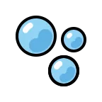 Bubbles emoji on OpenMoji