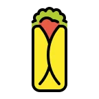 Emoji Burrito en OpenMoji
