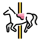 Emoji Caballo de tiovivo en OpenMoji