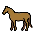 Emoji Caballo en OpenMoji