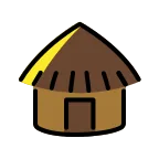 Emoji Cabaña en OpenMoji