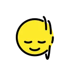 Head Shaking Vertically emoji on OpenMoji