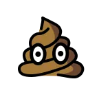 Emoji Caca en OpenMoji