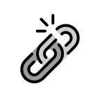 Broken Chain emoji on OpenMoji
