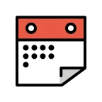 Spiral Calendar emoji on OpenMoji